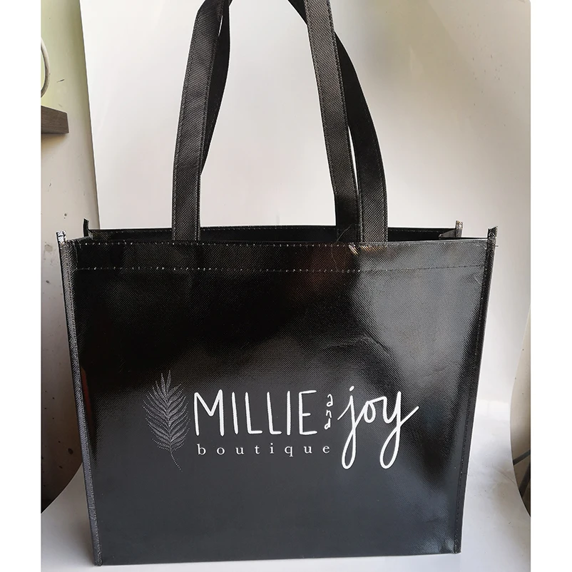 2022 Reusable polypropylene packaging laminated ceo non woven bag shopping tote RPET bag pp woven bag with custom logo