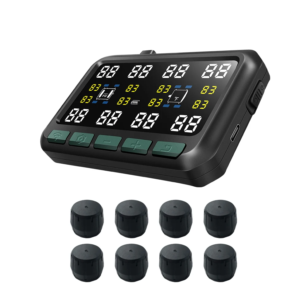 universal Motorhome tpms tyre tire pressure monitor monitoring system careud