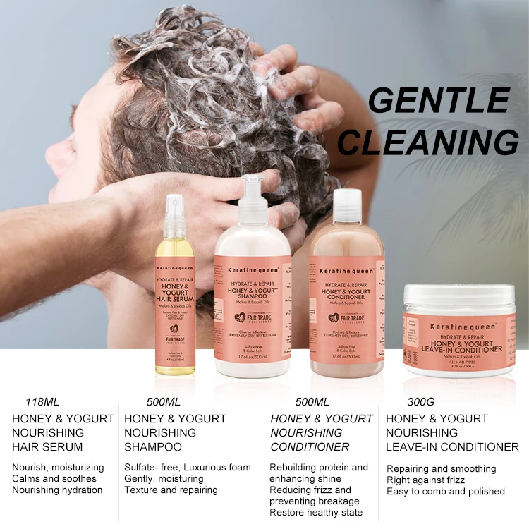 custom Honey Yogurt hair Nourish Repairing hair products hair oil manufacturers