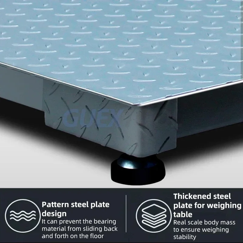 0-3 Tons Industrial Weighing Scale High-precision Animal Weighing Scale Floor Scales Digital Portable Livestock Weighbridge