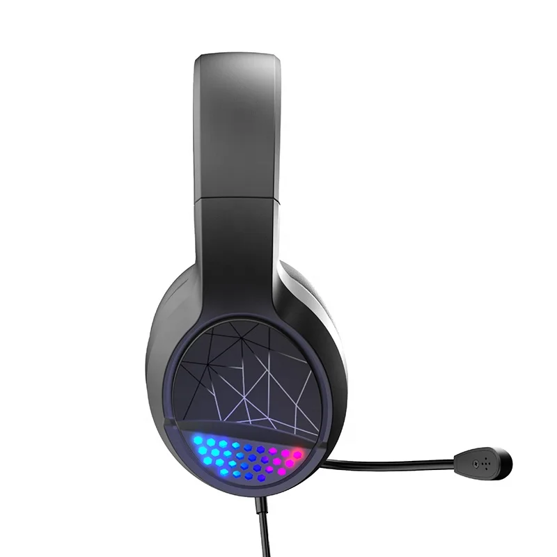 TS-M21 Gaming Earphones Headset 3.5mm Audio Jack USB Wired Detachable Mic 50mm Drivers Stereo  Headphone For Laptop PC PS4/5