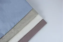 Китайский текстиль, однотонная ткань для дивана из хлопка и льна с принтом