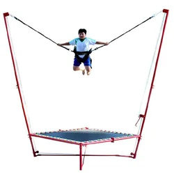 Top Recommended Soft Spring Trampoline with Safety Net and Ladder and Trampoline Fabric Heavy Duty Mat
