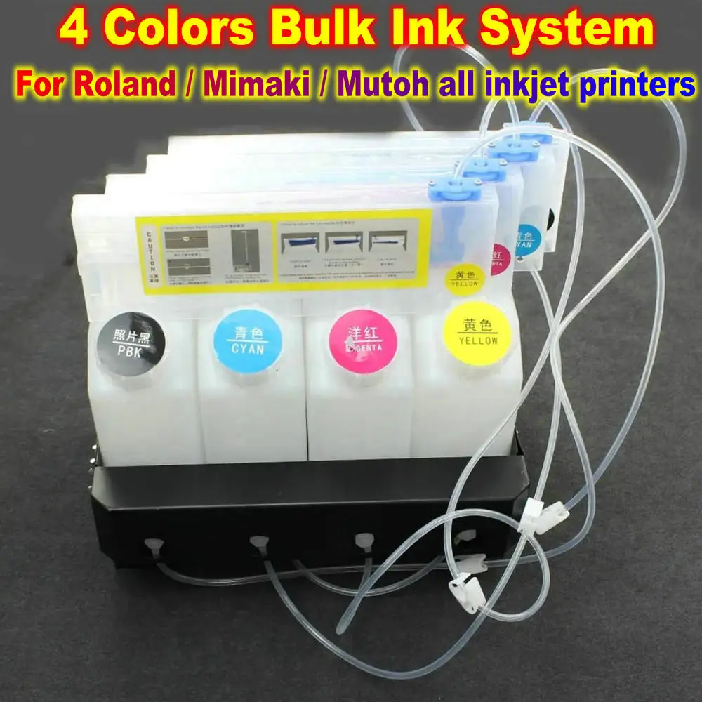 For Roland BN20 Ink Kit Ciss Refill Ink System For Mimaki JV33 JV34 CJV30 JV5 JV3 JV4 Roland BN20 XJ640 XJ740 RA640 Mutoh RJ900