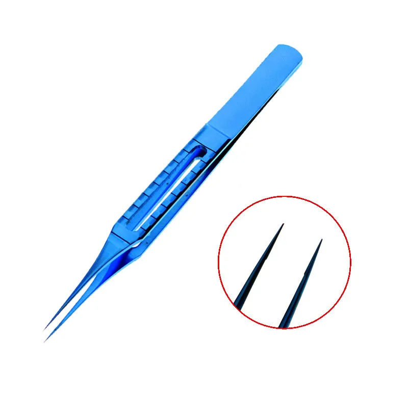 FUE 11.5cm Titanium Alloy Hair Implant Forceps Hair Transplant Tweezers for Hair Transplantation Instruments