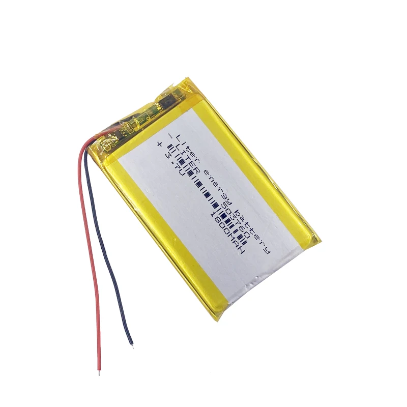 3 7 В 503760 1800 мАч перезаряжаемая lipo плоская батарея литий-полимерный