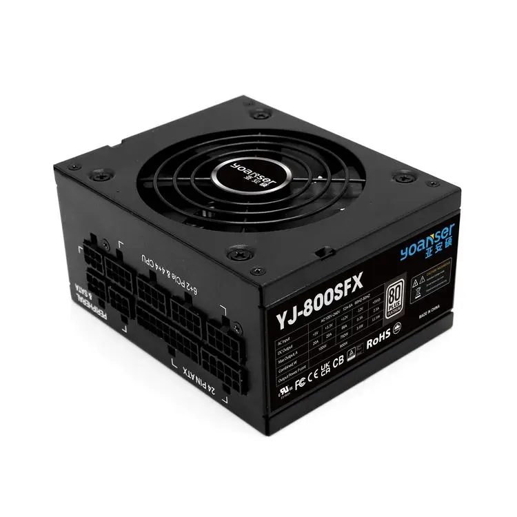 Оптовая продажа с фабрики кабель плоский тип 800W SFX архив блок питания ATX Ac100-240v 24pin 80Plus Platinum ПК блок питания