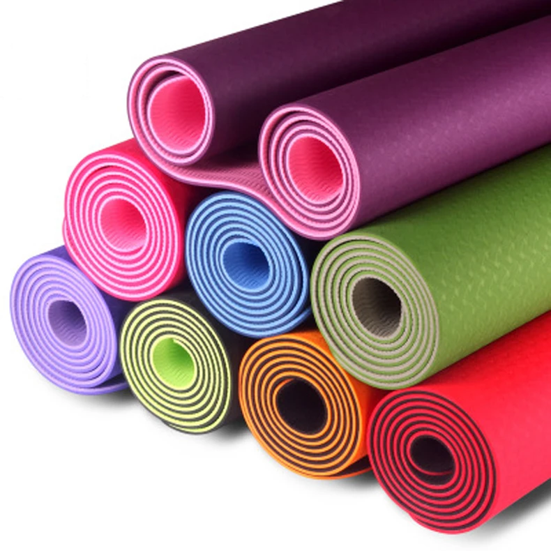 183cm TPE New OEM Your Logo Eco Friendly Yoga Mat with Customized Logo Packing