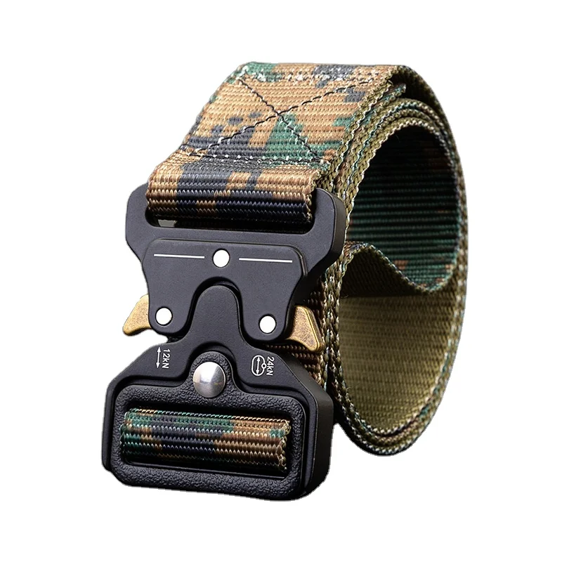 High Quality military tactical belt outdoor combat belt Army Combat Military Webbing Belt