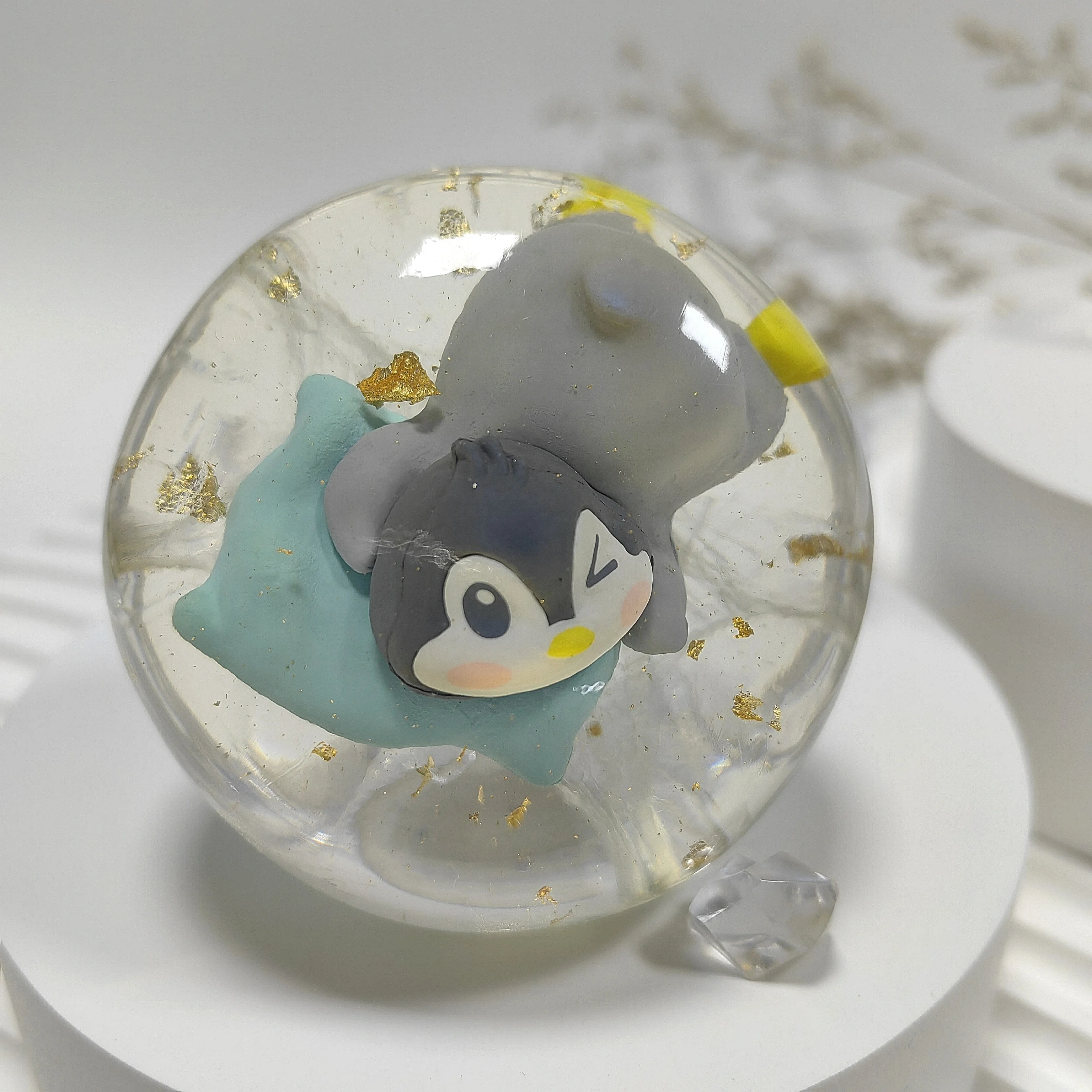 OEM/ODM Handmade Amino Acid Beauty Soap With Toys Cartoon Animal Inside Kids collagen milk whitening Crystal Soap DIY Gift Sets