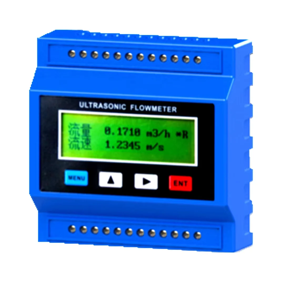 Настраиваемый настенный Тип зажима на модуль воды Sd карты термопринтер ультразвуковой расходомер прямоугольный