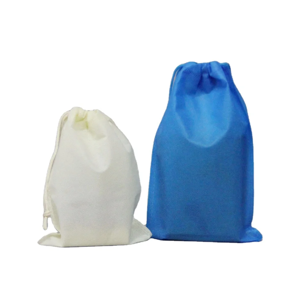 Mainhand manufacturer Custom print logo canvas drawstring bag polyester gym non woven drawstring bag small drawstring bag