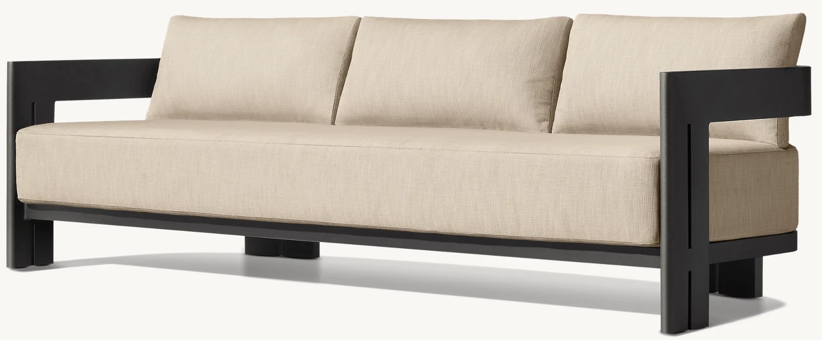 New Design  Simple Leisure Garden Terrace rh Aluminum Rope Outdoor Sofa Furniture Set