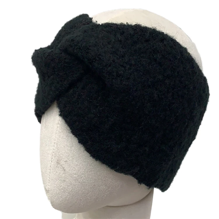
2021 New Arrival Women Monochrome Circle Yarn Head Wear Head Wear For Women 