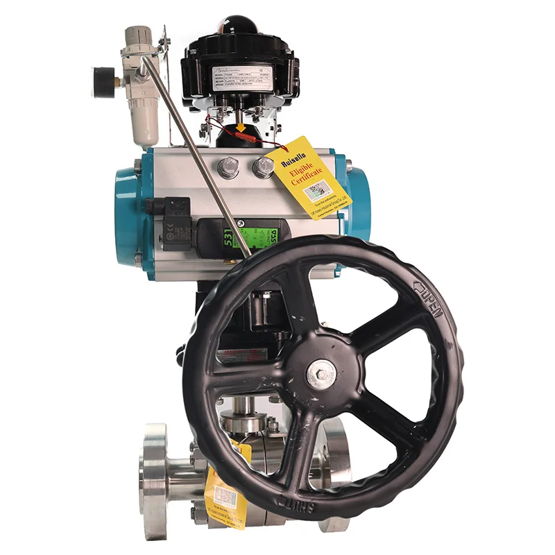 DN25 Pneumatic High Pressure Ball Valve PN160 F304 S158 Pneumatic Pressure Control Valve  High Temperature OEM  Gas Acid Oil