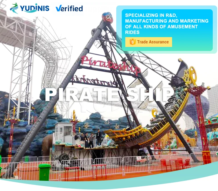 Funfair Attraction Park Equipment Fairground Amusement Park Games Pirate Ship Rides for Sale