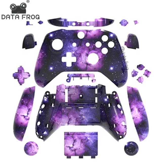 Кнопка оболочки DATA FROG для Xbox One, тонкий Чехол, аксессуары, набор модов, сменный полный комплект, чехол для контроллера Xbox One S