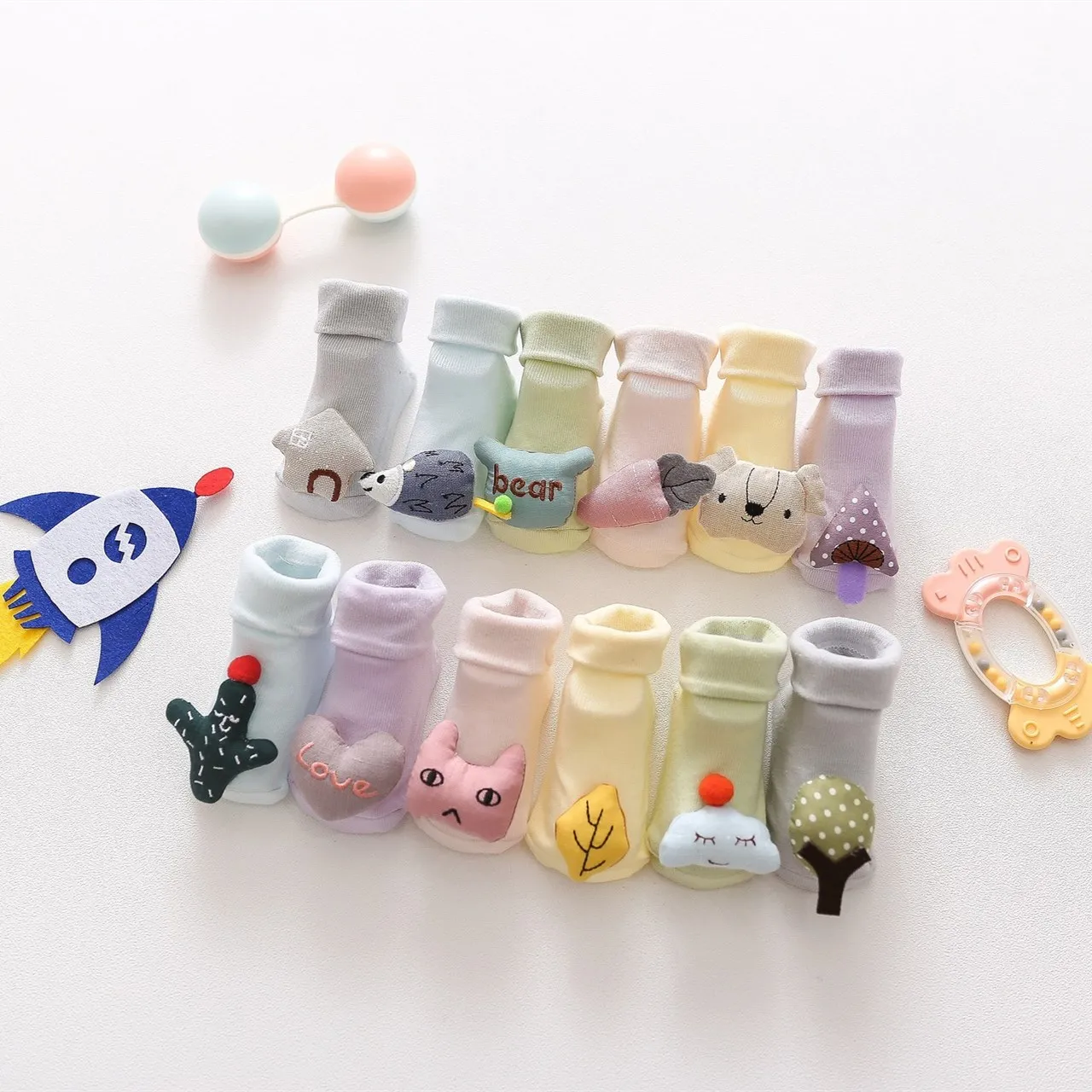 Дропшиппинг 3D животных модные хлопковые носки мультфильм дышащие противоскользящие