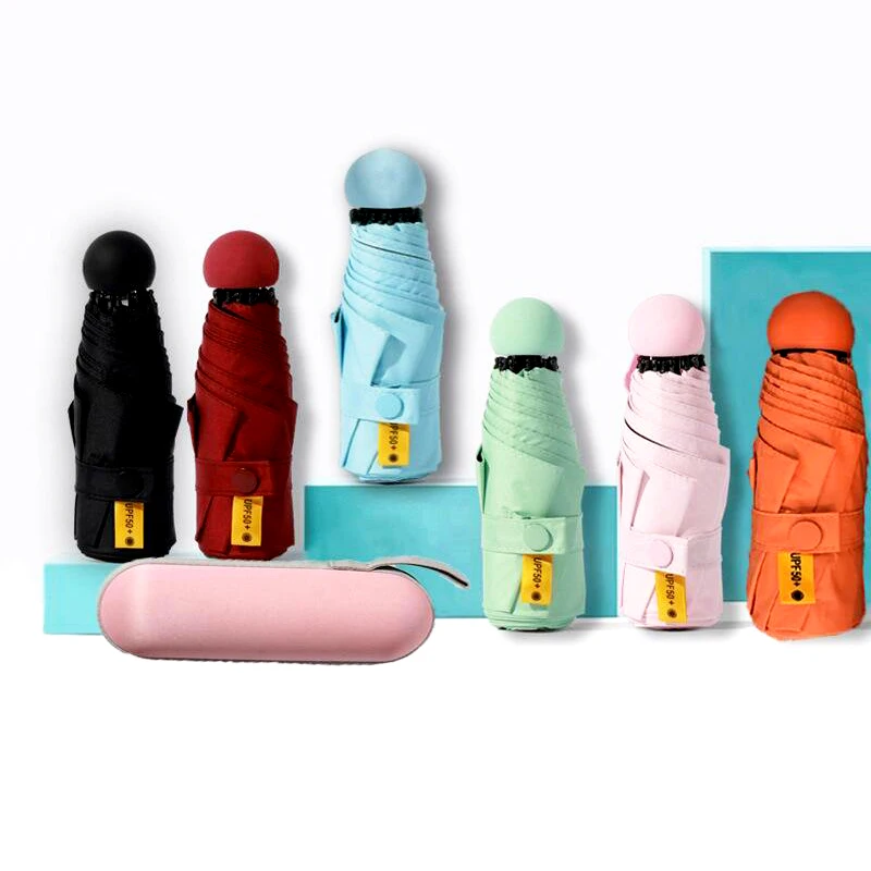 
8-bone Ultralight Mini Portable Foldable Sun Umbrella 