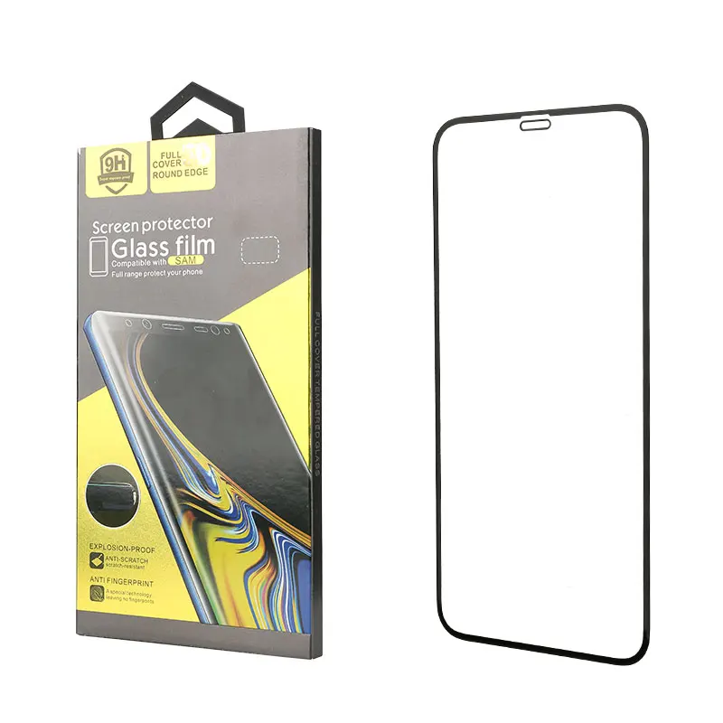 Anti-scratch 0.33mm 9D 21D Full glue screen protector de celular for iphone14 Tempered Glass micas vidrio templado para celular