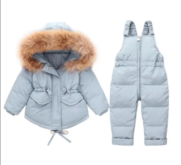 
New baby down jacket suit baby child winter thickening suit short boys and girls down jacket 