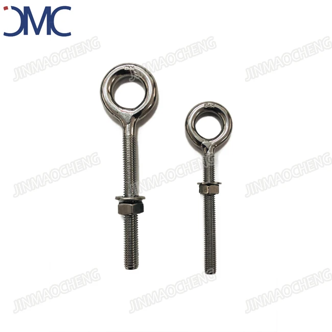 ANSI 304/316 Rgular Type Eye Bolt 3/8 Stainless Steel Hardware For Chain