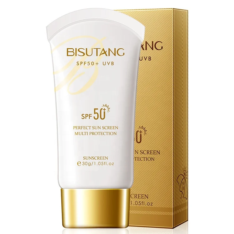 Sunscreen Spf 50 + Popular Sun Block Sunscreen Cream For Face Sun Block Organic OEM Prevent UVA / UVB Sunscreen Lotion