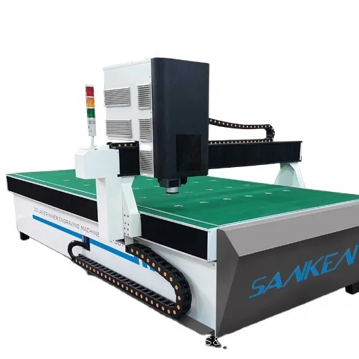 Sanken 3D внутренняя лазерная гравировальная машина для стекла