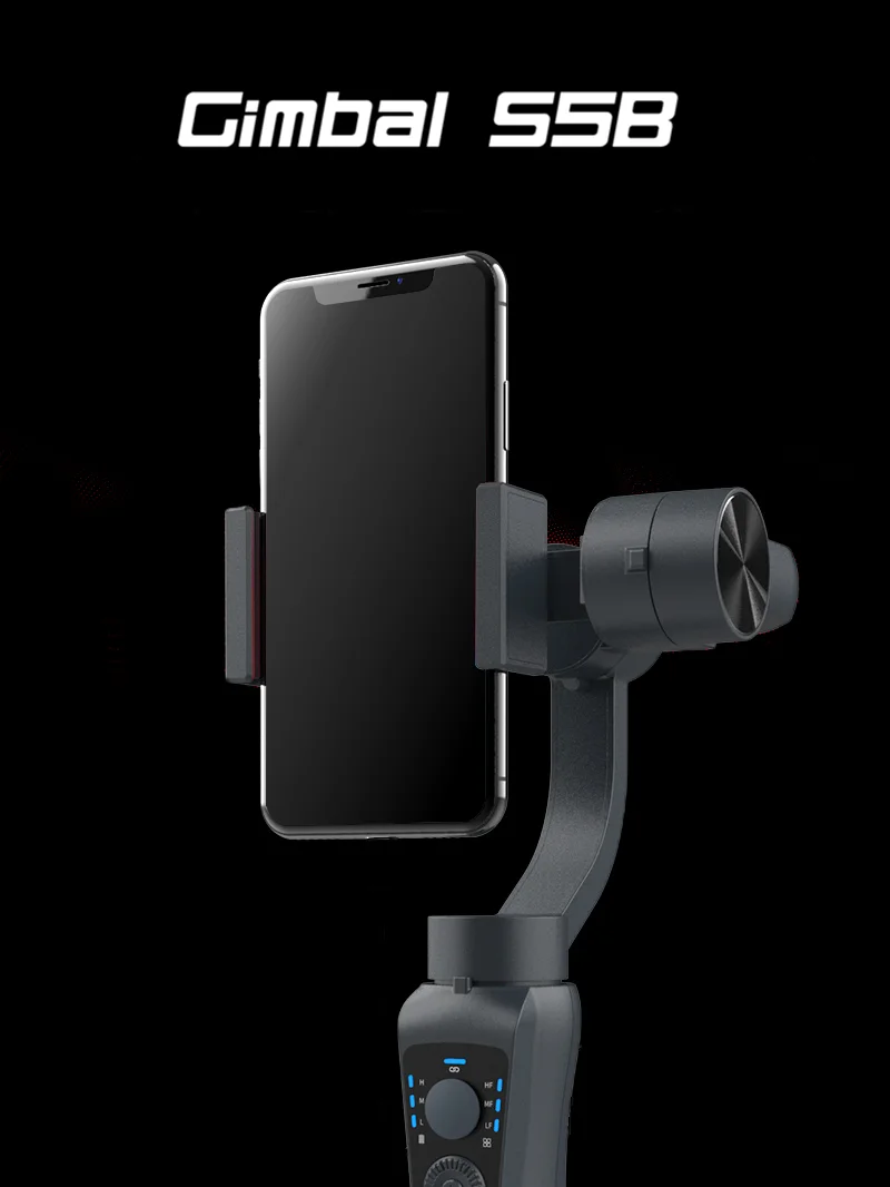 
Hot sale anti-shake selfie 3-axis handheld gimbal stabilizer for smart phone 