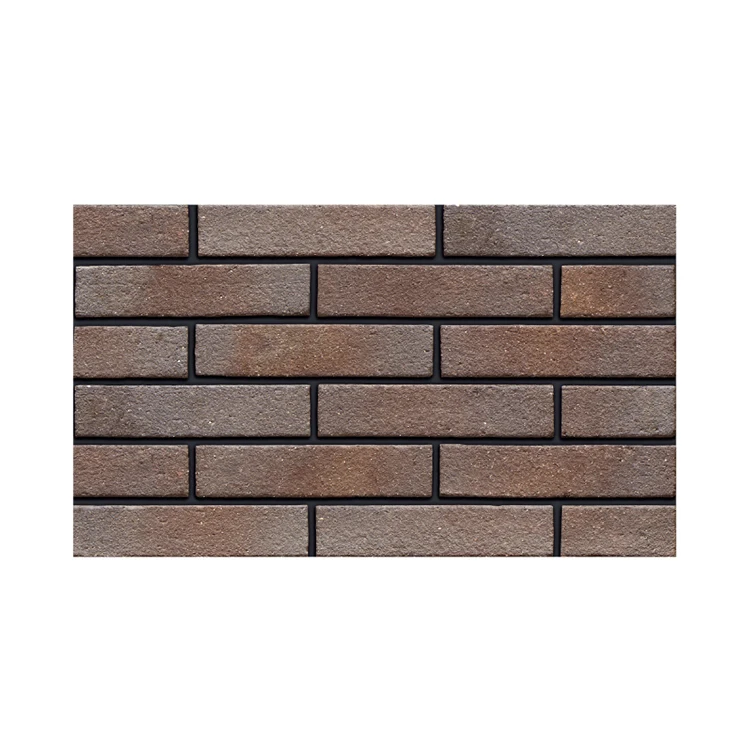 Custom special shape clinker bricks wall panel looking terracotta exterior wall brick white color