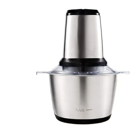 Electric Food Chopper 2L Stainless Steel Food Processor for Vegetable Meat Fruit 350W