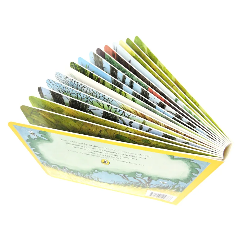 High Quality Custom Hardcover Book Children Color Print English French Educational Learning Paper Paperboard Printing