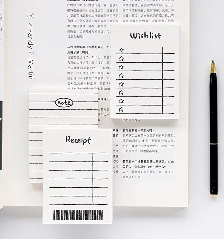 50pcs mini Planner Memo Pad Study Work Plan Notebook Functional Non-sticky List Notepad Paper School Office Supplies Stationery