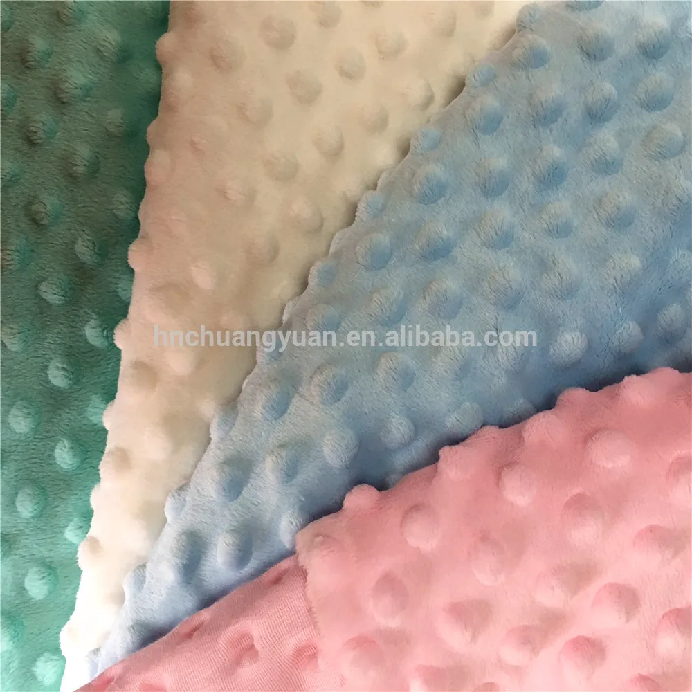 Customized 75d Super Soft Minky Velvet Velboa