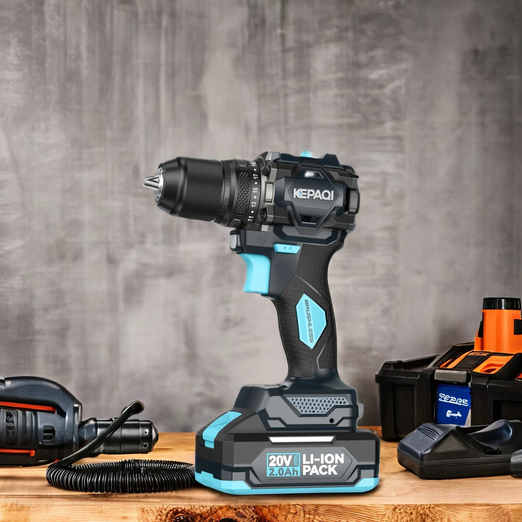 OEM  screwdriver set mechanic tools  20V Brushless Drills hardware tools 13mm chuck