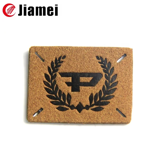 
Wholesale Cheap Price Custom Embossed Jeans Leather Label and leather Tags for Clothing 