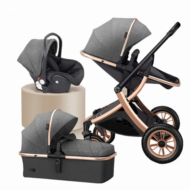 Customized child baby prams strollers folding frame aluminum baby stroller for new born