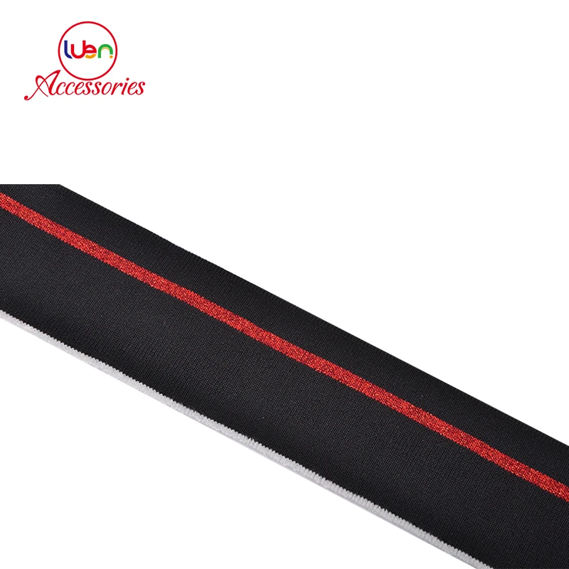 Hot sale flat striped knit rib cuff collars forneckline