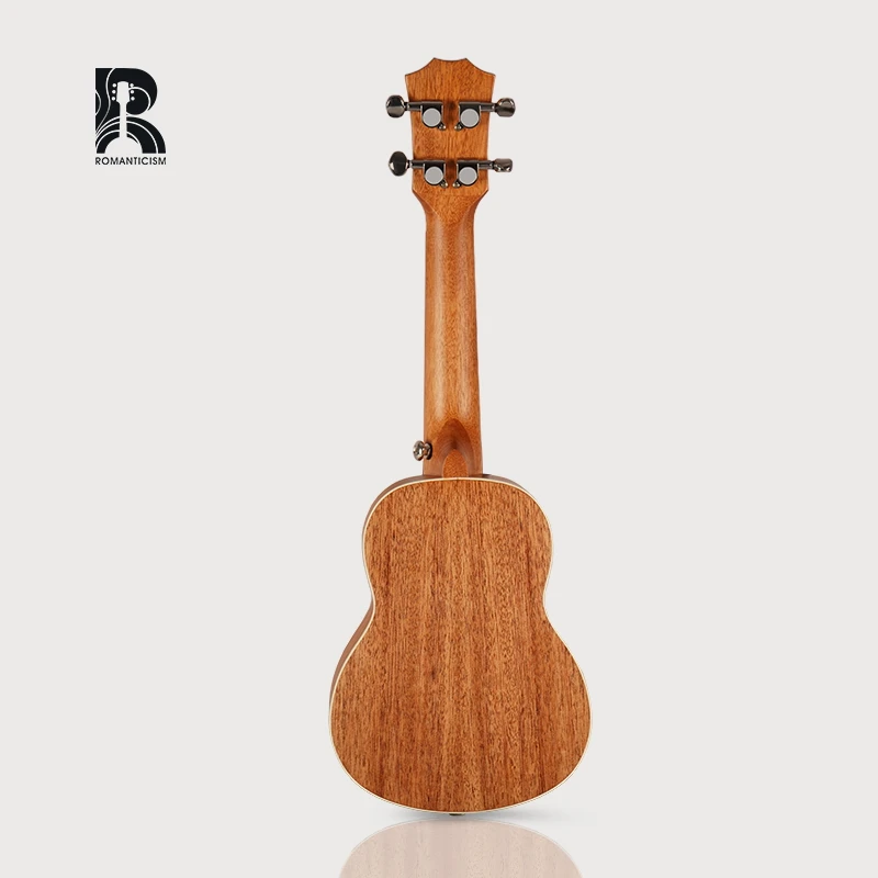 Rus-01 R 21 Inch Magogany plywood Color Wholesale Ukulele Foreign Musical Instrument Retail  Small four srtring  guitar ukulele