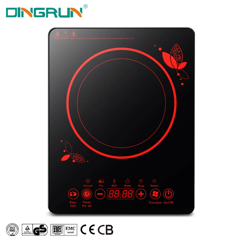 China Manufacturer Household Appliance Induction Cooker Appointment Function 2000W Electric Induction Hob