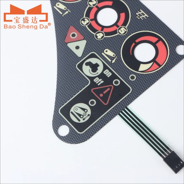 OEM ODM Embossed Tactile Button IP68 Waterproof keypad