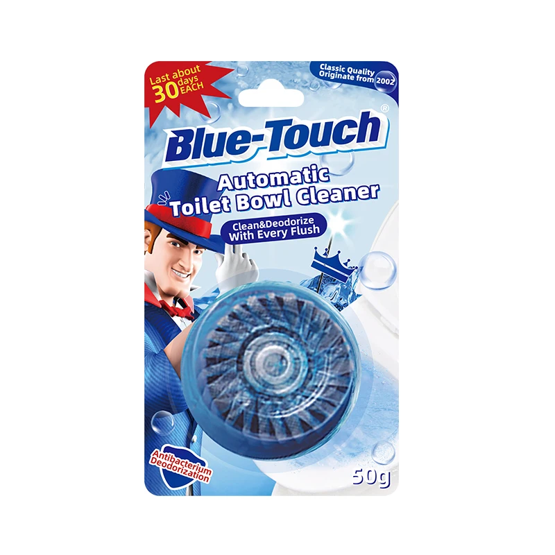 Automatic Blue Pine Oil Scented Toilet Bowl Cleaner Deodorizer Block Long Lasting Urinal Odor Eliminator