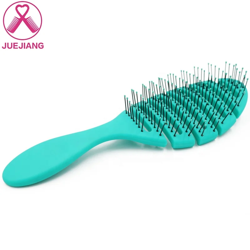 Private Label wet hair brush tool barber Hair Brush Hair Styling Tools Anti Tangle Anti-static Head Massage Hairbrush  MagicComb