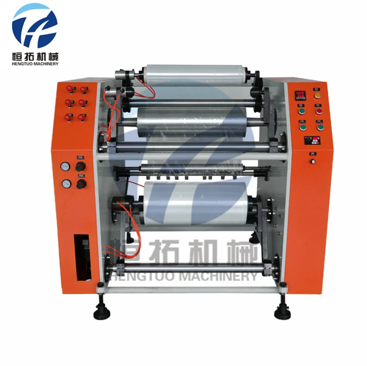 HT-500 Semi автоматическая стретч-пленки перемотки и продольно-резательная машина