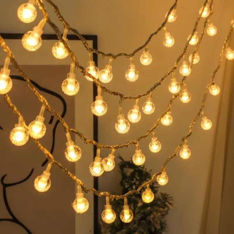 LED String Lights Silver Wire Garland Powered by 5V Battery USB Fairy light Home Christmas Wedding Party Decoration