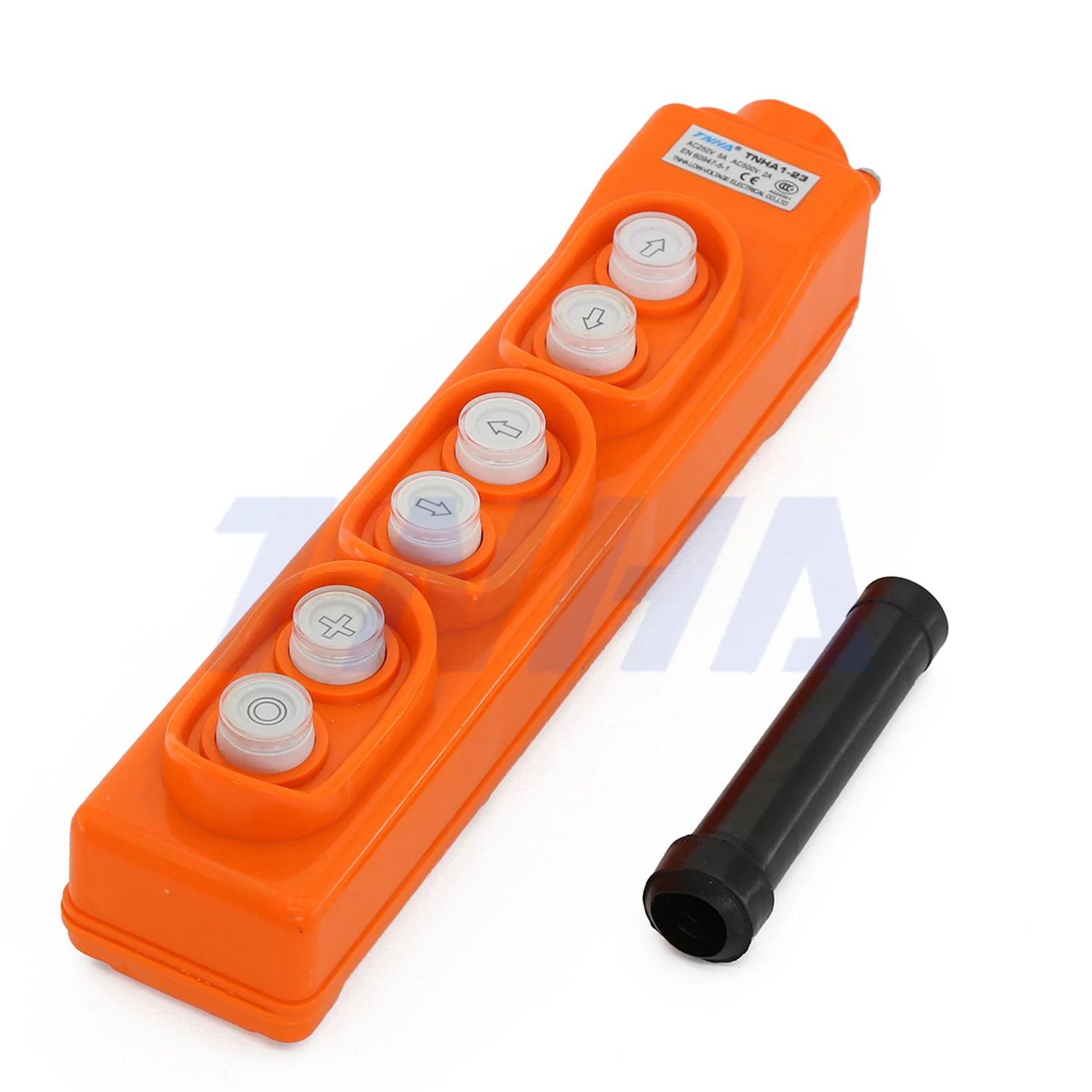 TNHA1-23 Factory Supply 6 Button Handheld Control Pushbutton with leather tube