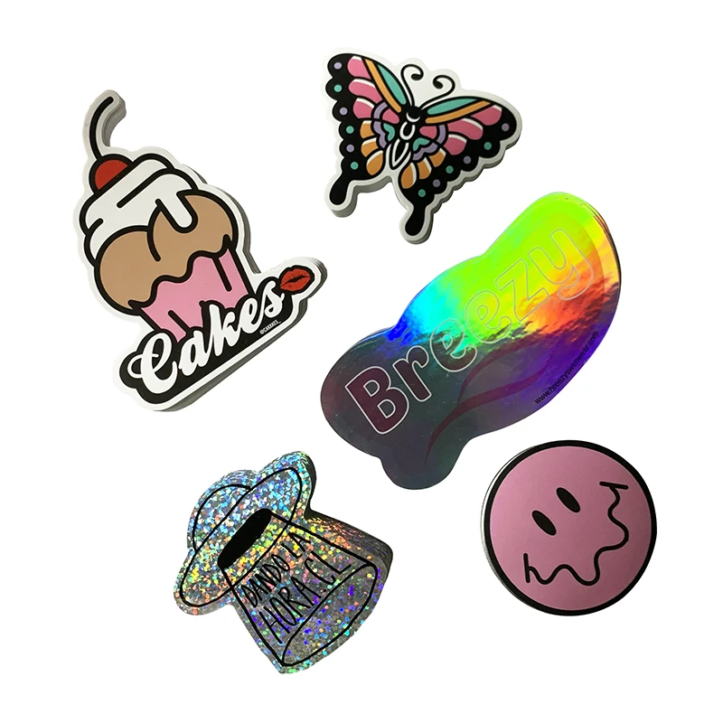 Promotional Gifts Custom Vinyl Sticker Logo Laptop Sticker Printing Die Cut Cute Anime Stickers