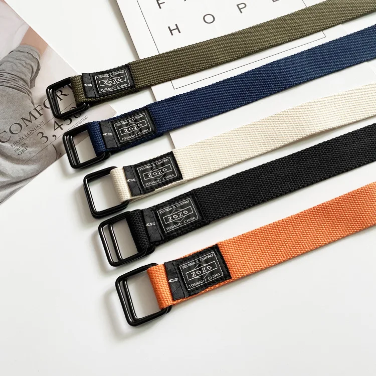 Wholesale Cheap Price Casual Cloth Belt Fabric Fashionable Belt  For Younge Men And Women