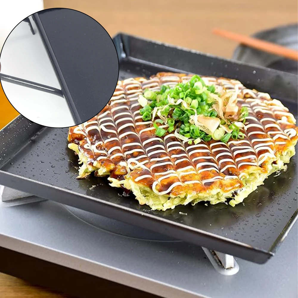 BBQ nonstick grilling topper basket tray roasting pan for camping grill