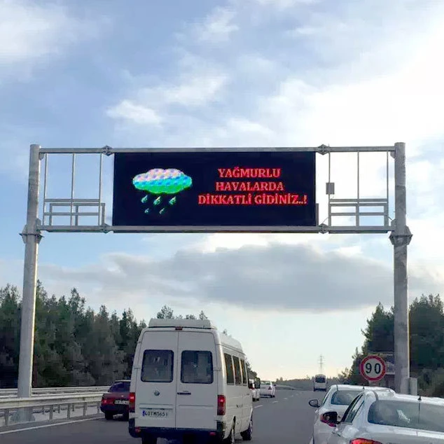 
P31.25 RGB Traffic led display for highway and toll station 